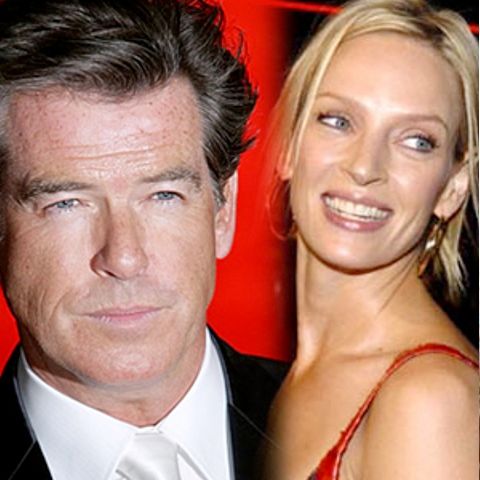 Pierce Brosnan, salvatorul lui Uma Thurman