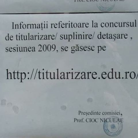 Rezultatele la titularizare s-au afişat în mai multe judeţe din ţară