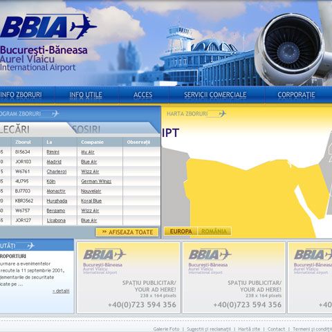 Aproximativ 500 de pasageri au fost afectaţi de anularea curselor MyAir de pe Băneasa spre Italia
