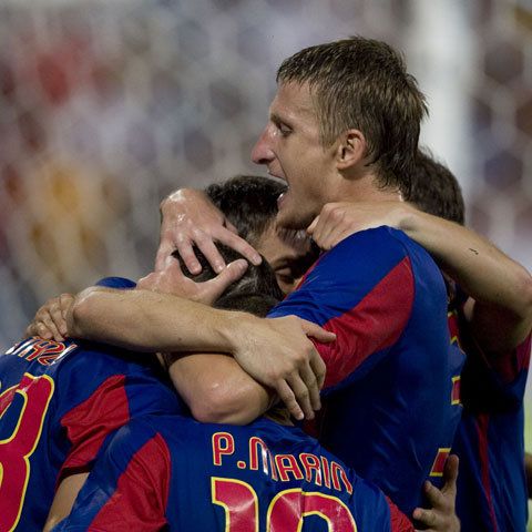 Steaua merge în turul trei preliminar al Ligii Europa, după 2-1 cu Ujpest, la Budapesta
