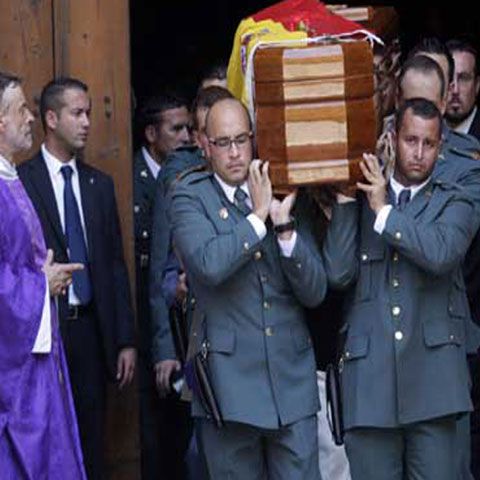 La Palma de Mallorca au fost organizate funeralii naţionale pentru cele două victime ale atentatului de joi 