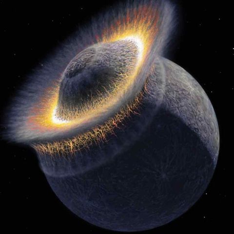 Un telescop NASA a descoperit dovezi despre ciocnirea a două planete în urmă cu câteva mii de ani