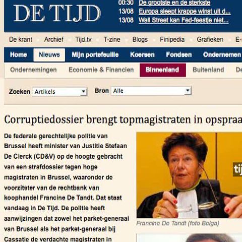 Numeroşi înalţi magistraţi belgieni sunt suspectaţi de corupţie 