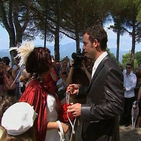 Doi italieni au avut 60 de câini ca invitaţi la nunta lor