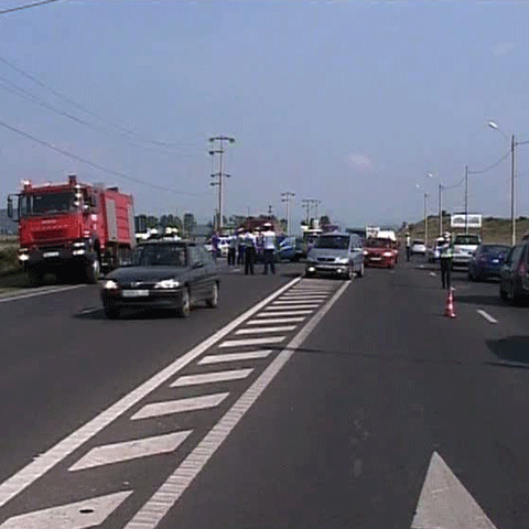 Circulaţia a fost blocată pe DN1, în judeţul Alba 