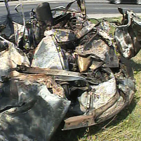 Dacia implicată în accidentul din zona oraşului Otopeni, avea o butelie GPL neautorizată