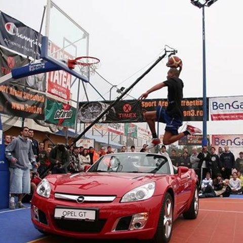 Campionatul european de Slam dunk, show la Sport Arena Streetball by Aspirin Cardio