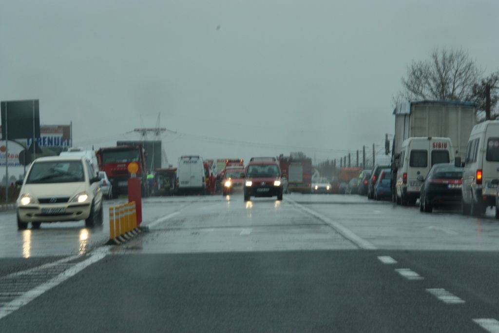 Accident pe DN11 