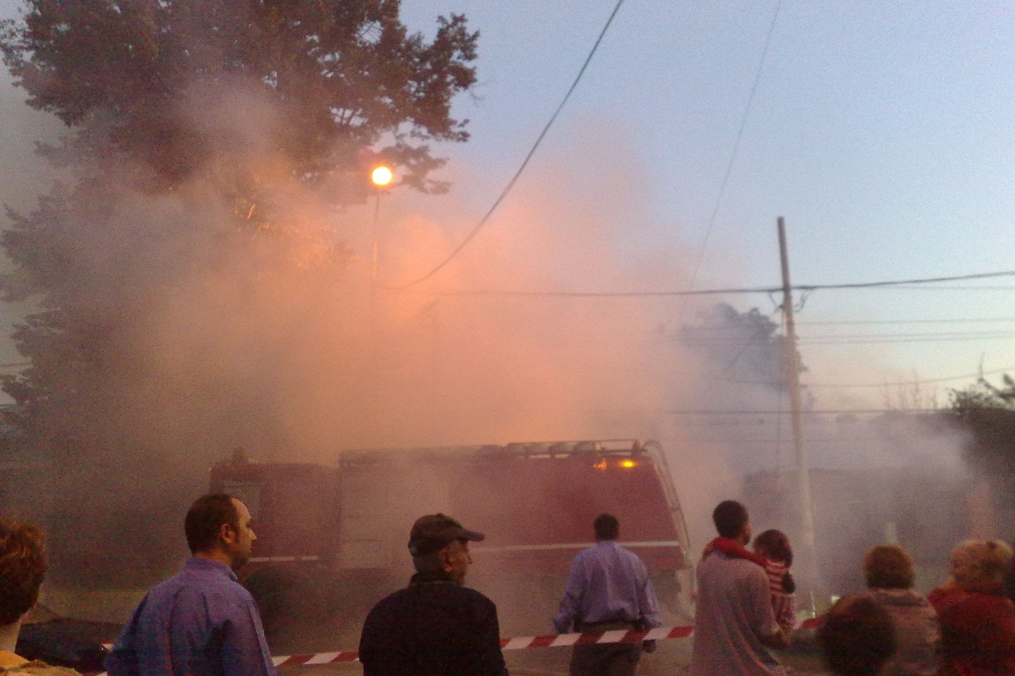 Incendiu în Capitală
