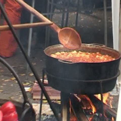 Mâncarea nu a ajuns pentru toţi localnicii veniţi la Festivalul Papricaşului din Buziaş