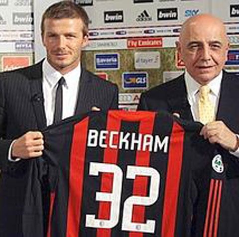 David Beckham va reveni la AC Milan în luna decembrie 