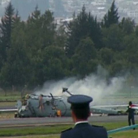 Un elicopter al armatei a căzut în Ecuador, în timpul unei parade militare