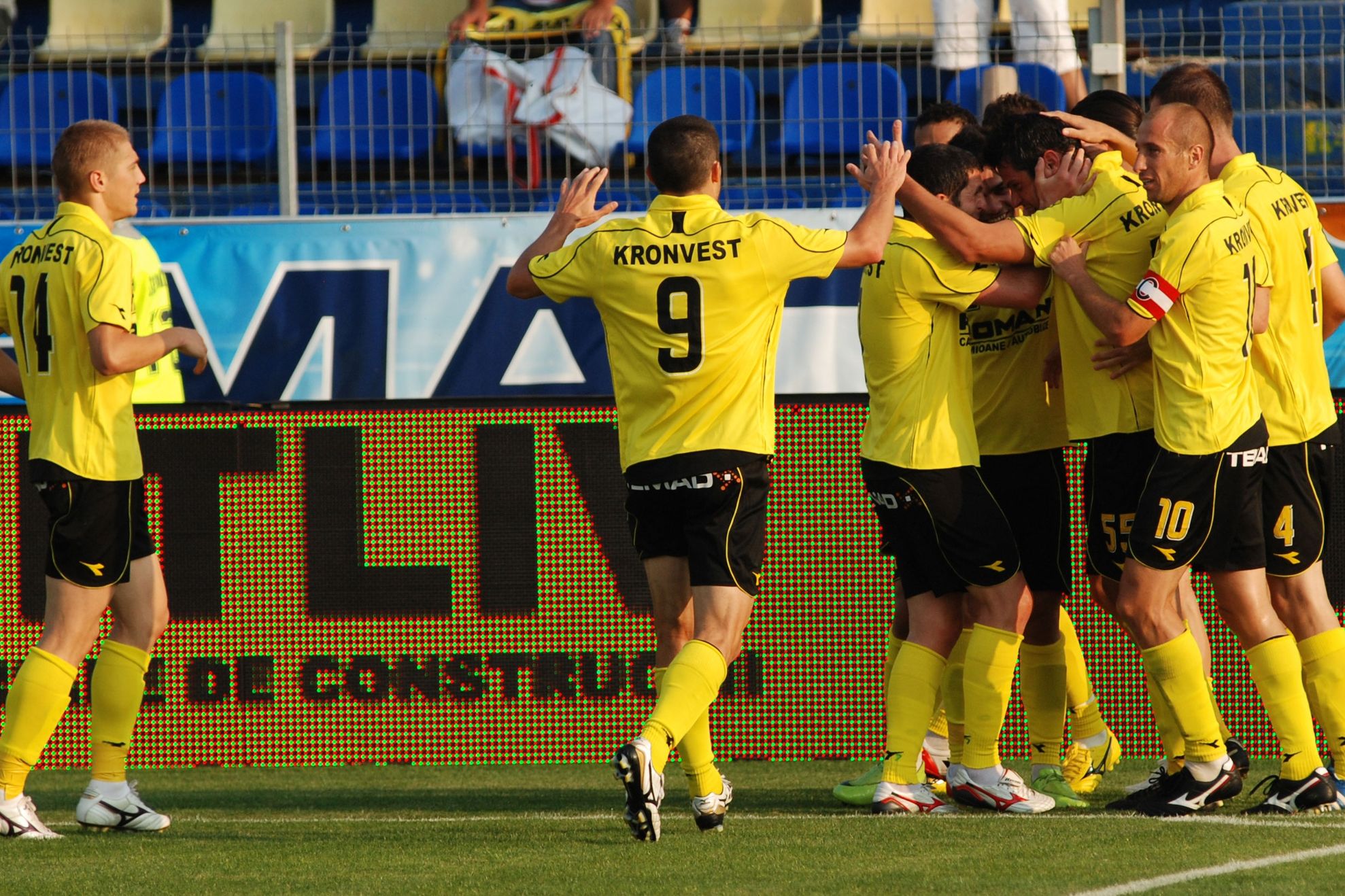 Gloria Bistriţa - FC Braşov 2-1 (FINAL), în etapa a 14-a a Ligii I