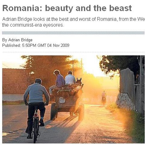 The Telegraph, despre România: frumoasa şi bestia
