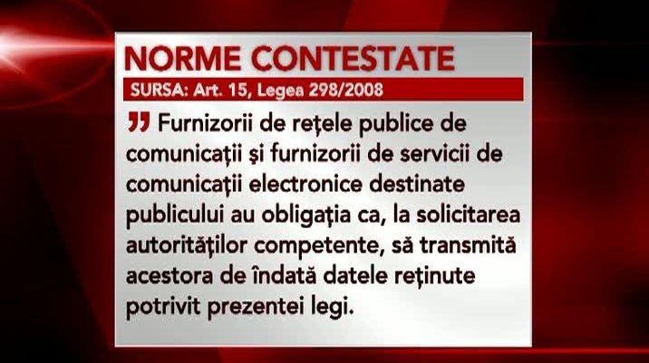 CCR: Stocarea tuturor datelor legate de convorbirile telefonice nu este legală