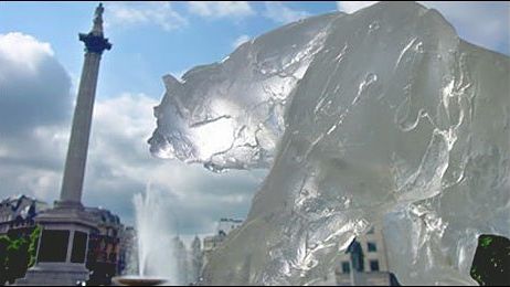 Ursul polar de gheaţă a pus stăpânire pe Copenhaga