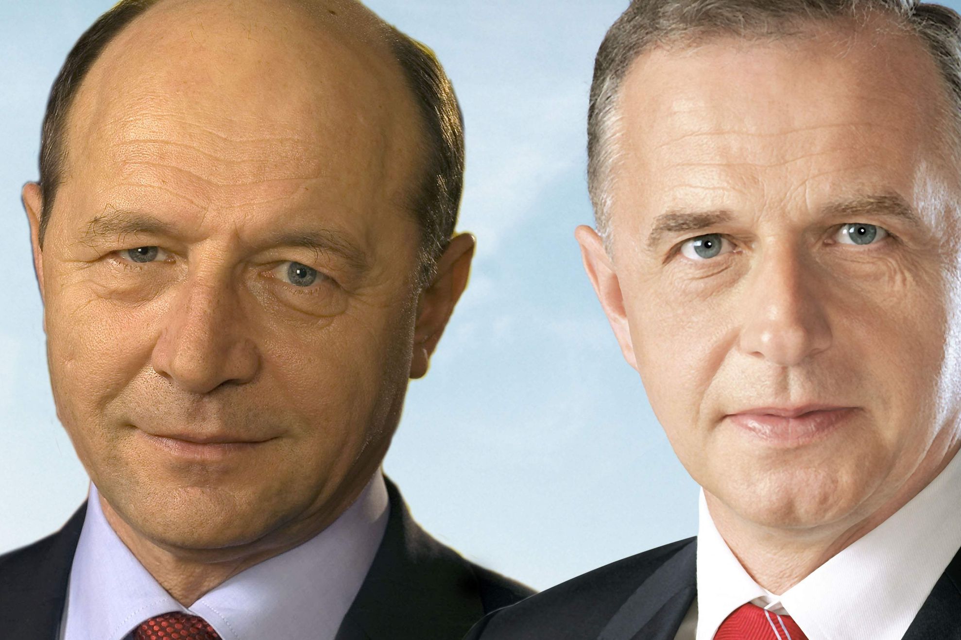 Traian Băsescu a fost preferat de bistriţeni