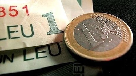 BNR a afişat un curs de 4,20 lei pentru un euro
