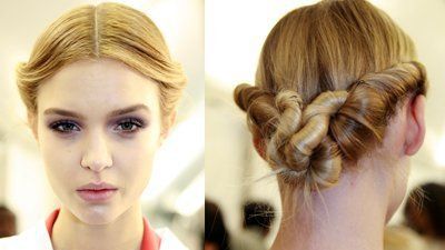 Coafuri elegante pentru păr împletit