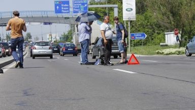 Trafic deviat pe DN1, la ieșirea din București, din cauza unui accident GRAV 