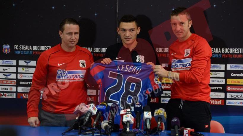 Keşeru a fost prezentat oficial la Steaua