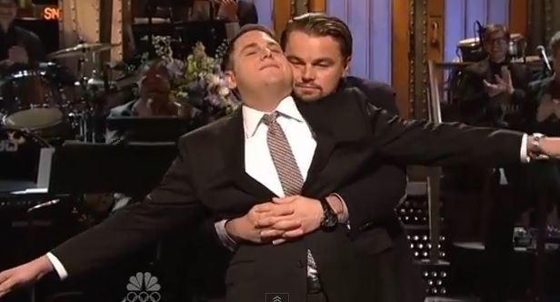 Moment celebru din "Titanic", recreat de Leonardo DiCaprio şi Jonah Hill - VIDEO