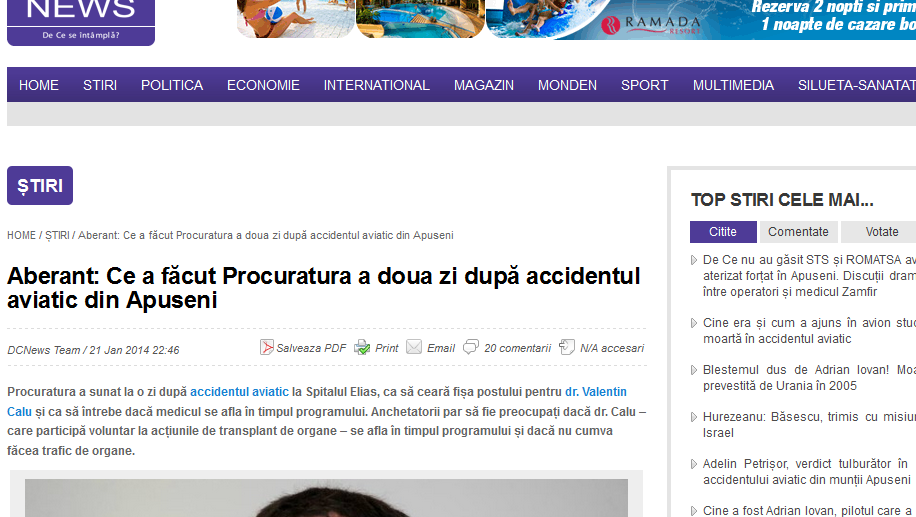 SPECULAŢII SIDERANTE despre medicii din AVIONUL PRĂBUŞIT
