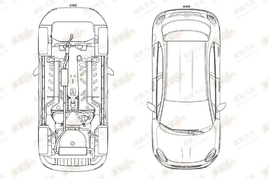 Cum va arăta Fiat 500X: Câteva schiţe de la oficiul pentru patente al Fiat au ajuns pe internet