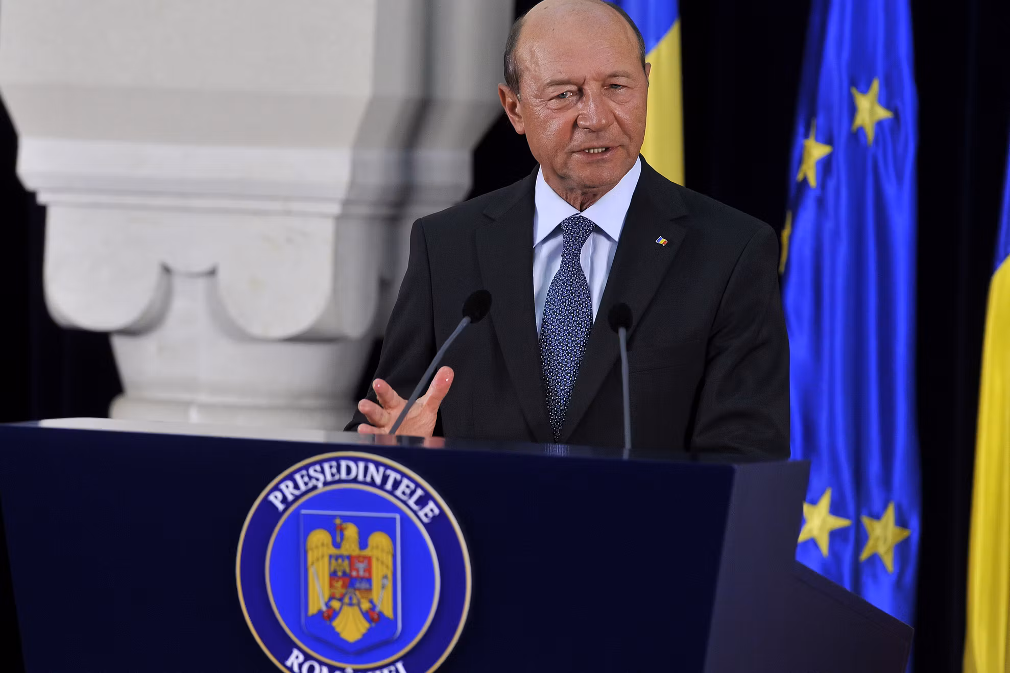 TRAIAN BĂSESCU, întâlnire cu delegaţia FMI, la Cotroceni
