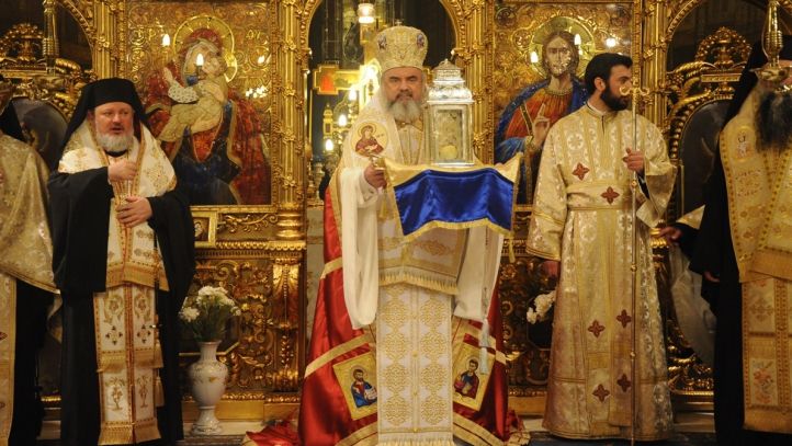 Moaștele Sfântului Gheorghe, donate de arhiepiscopul emerit de Milano, expuse la Constanța