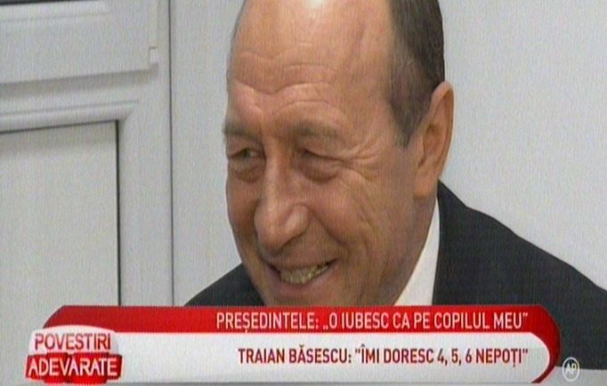 Traian Băsescu, MĂRTURISIRI INEDITE despre NEPOATA Sofia Anais: "O iubesc ca pe copilul meu"