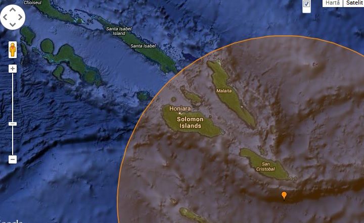 CUTREMUR de 7,6 grade magnitudine, în apropierea Insulelor Solomon. ALERTĂ DE TSUNAMI emisă