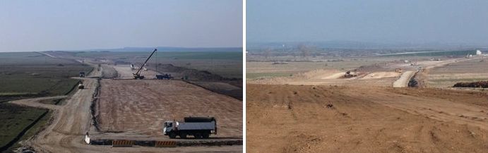 Autostrada Timișoara – Lugoj filmată din avion! În ce stadiu se află lucrările la lotul 2
