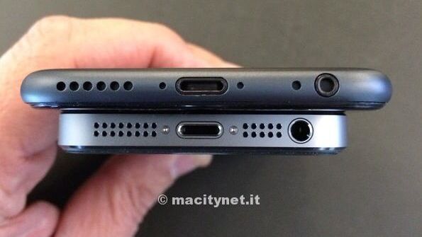 iPhone 6, mai mare şi mai subţire ! Primele imagini spion care îl compară cu iPhone 5s