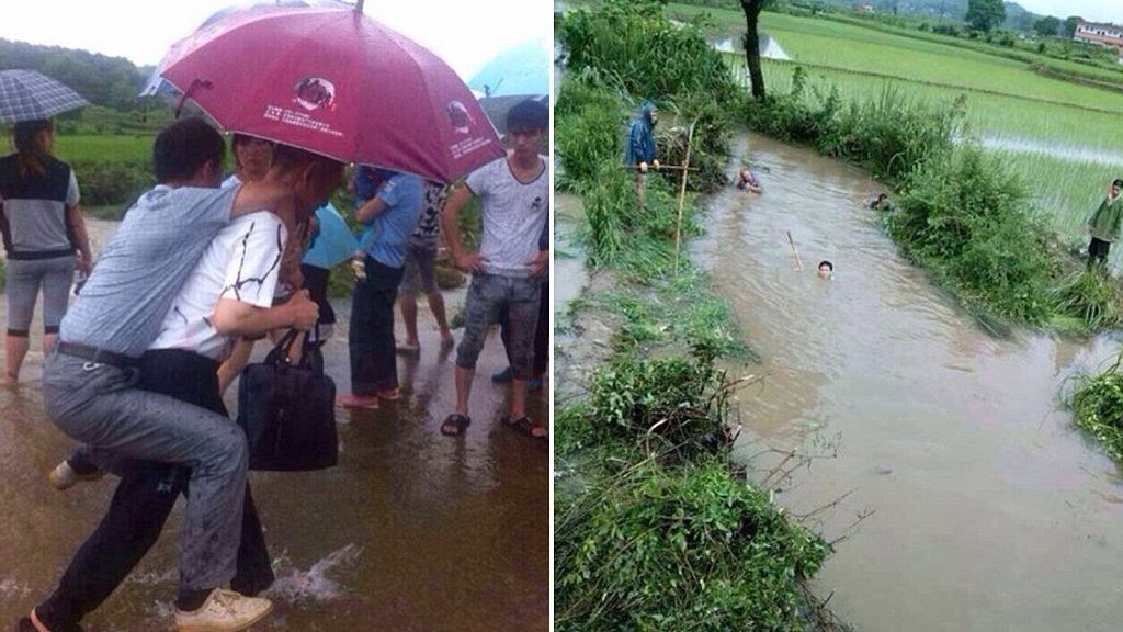 FOTOGRAFIA pentru care un OFICIAL CHINEZ a fost DEMIS: cum s-a prezentat la INUNDAŢII