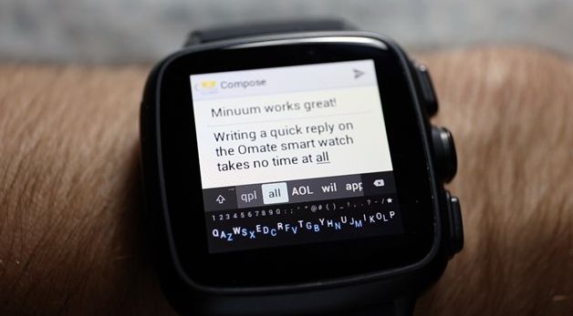 Tastatura virtuală pentru smartwatch