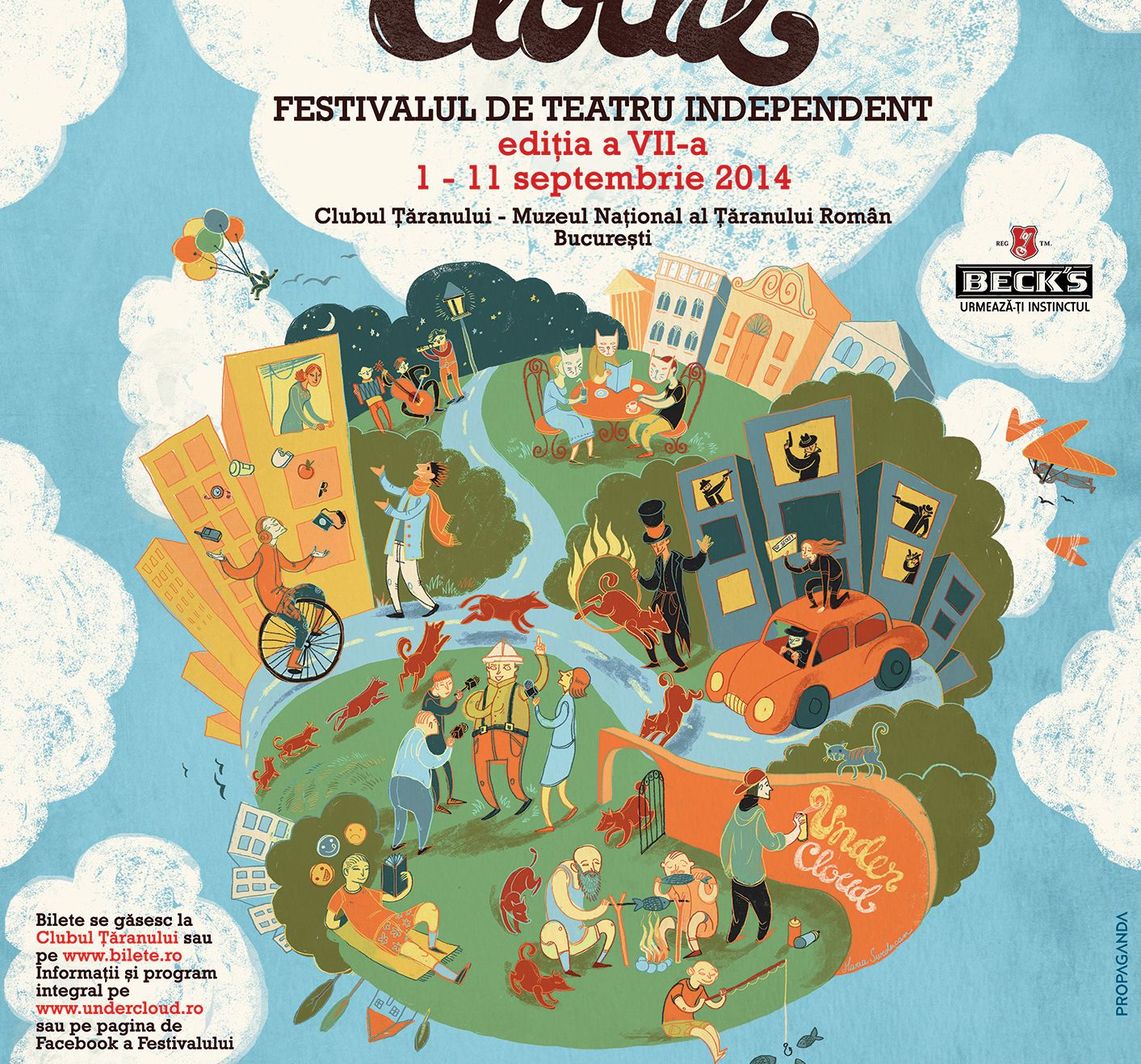 MARCEL IUREȘ deschide a VII-a ediție a Festivalului de Teatru Independent UNDERCLOUD
