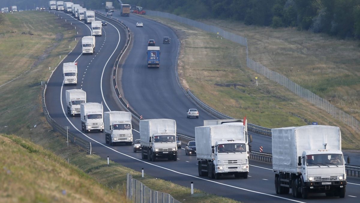 Rusia a trimis un nou convoi "umanitar" în estul Ucrainei