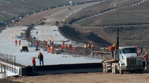 AUTOSTRADA TRANSILVANIEI. Imagini aeriene cu tronsonul Gilău-Nădăşel