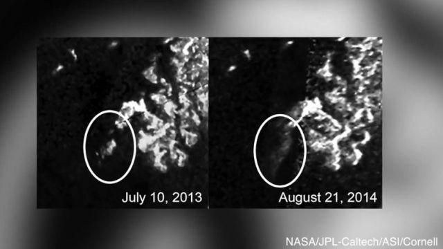 Insula misterioasă descoperită pe Titan, satelitul planetei Saturn