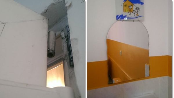 GESTUL uluitor al unui tătic. A renovat un salon de spital cu 500 de euro 