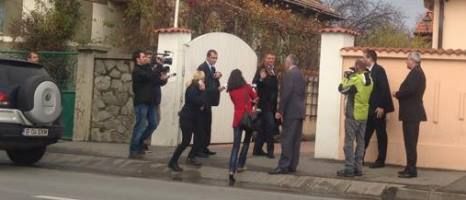 KLAUS IOHANNIS PREŞEDINTE. Klaus Iohannis a ajuns la Sibiu
