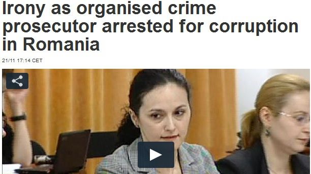 Alina Bica, şefa DIICOT, ARESTATĂ. Ce spune PRESA INTERNAŢIONALA: "Ironie", titrează Euronews
