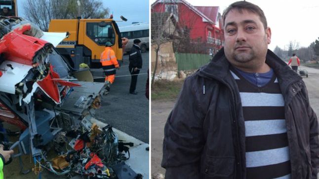 ELICOPTER SMURD PRĂBUȘIT. Gheorghiță-barcagiul a ajuns înainte autorităților. MĂRTURISIRI