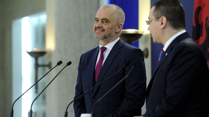 Ponta, premierului albanez: La noi, culisele puterii sunt la televizor, nu trebuie să scriem cărți 