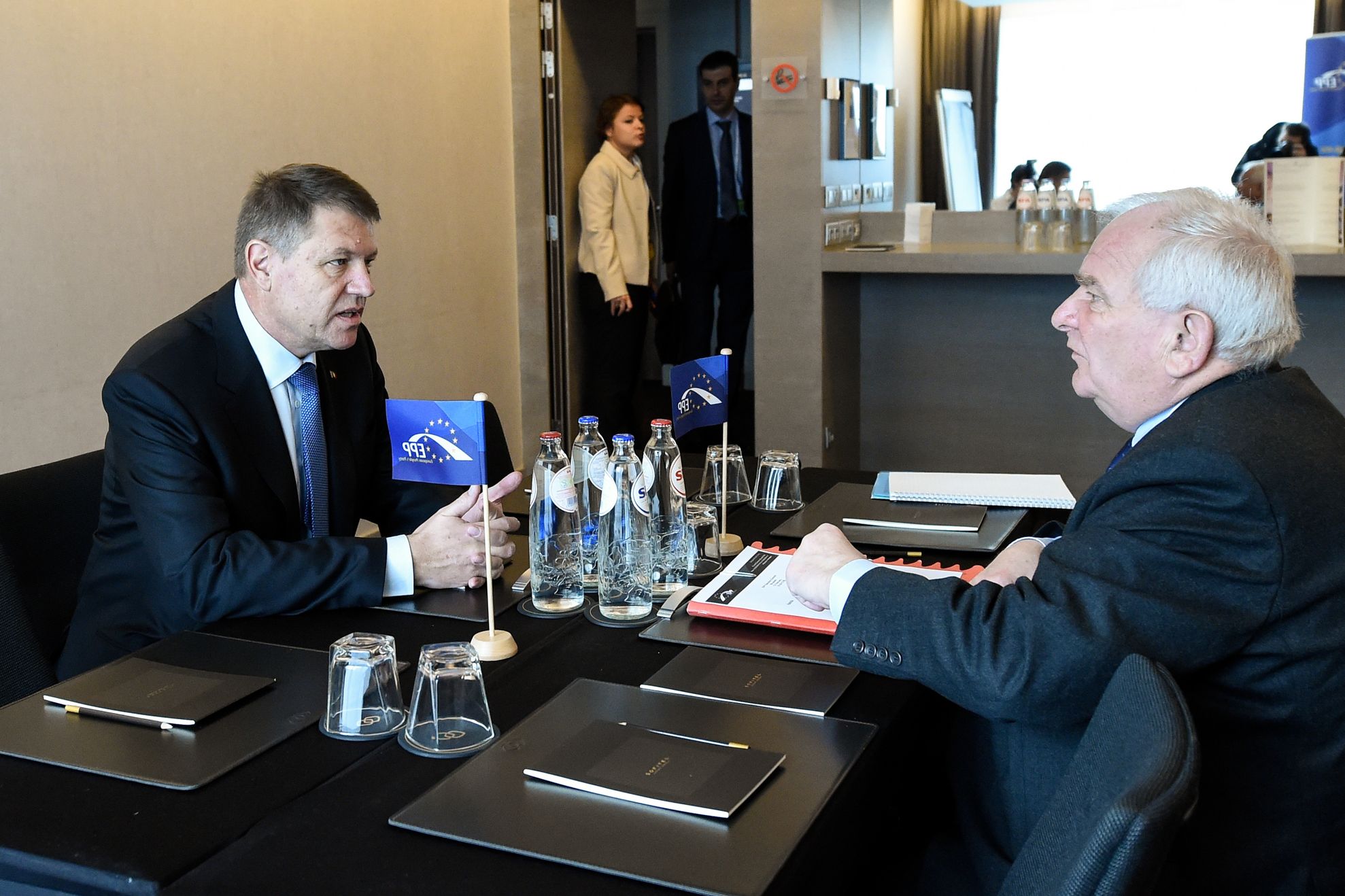 Klaus Iohannis s-a întâlnit cu președintele PPE