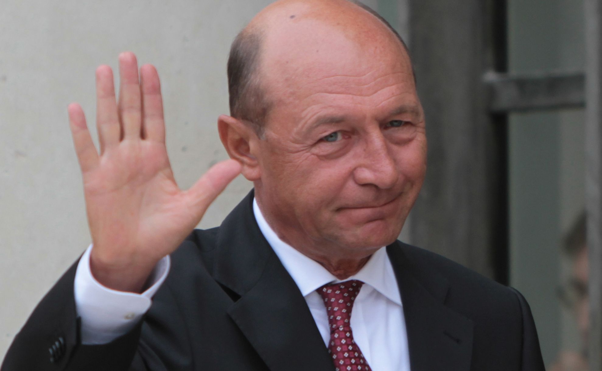 Prima apariţie publică a lui Traian Băsescu, după dezvăluirile Elenei Udrea