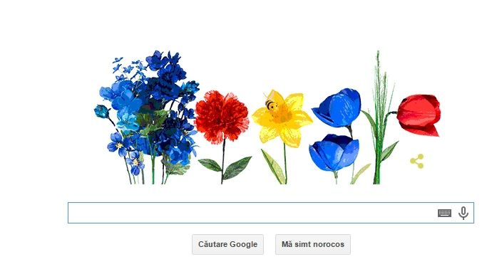 Prima zi a Primăverii 2015. Google marchează echinocțiul printr-un Doodle înflorat