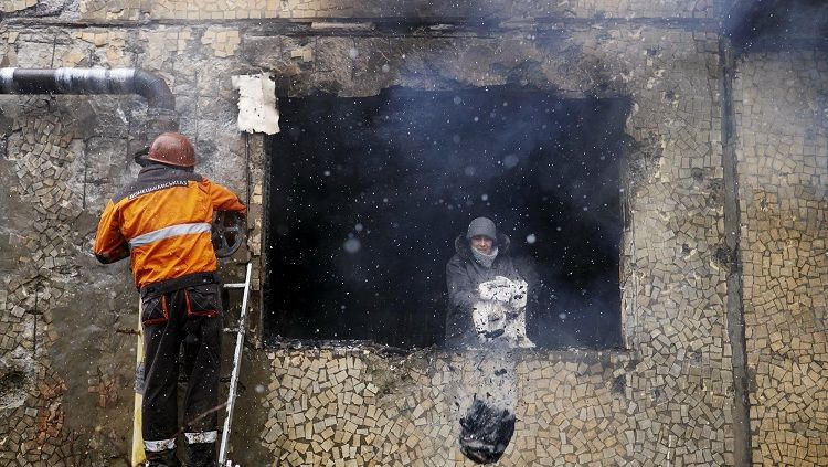 Explozie puternică la Doneţk, într-o staţie de autobuz