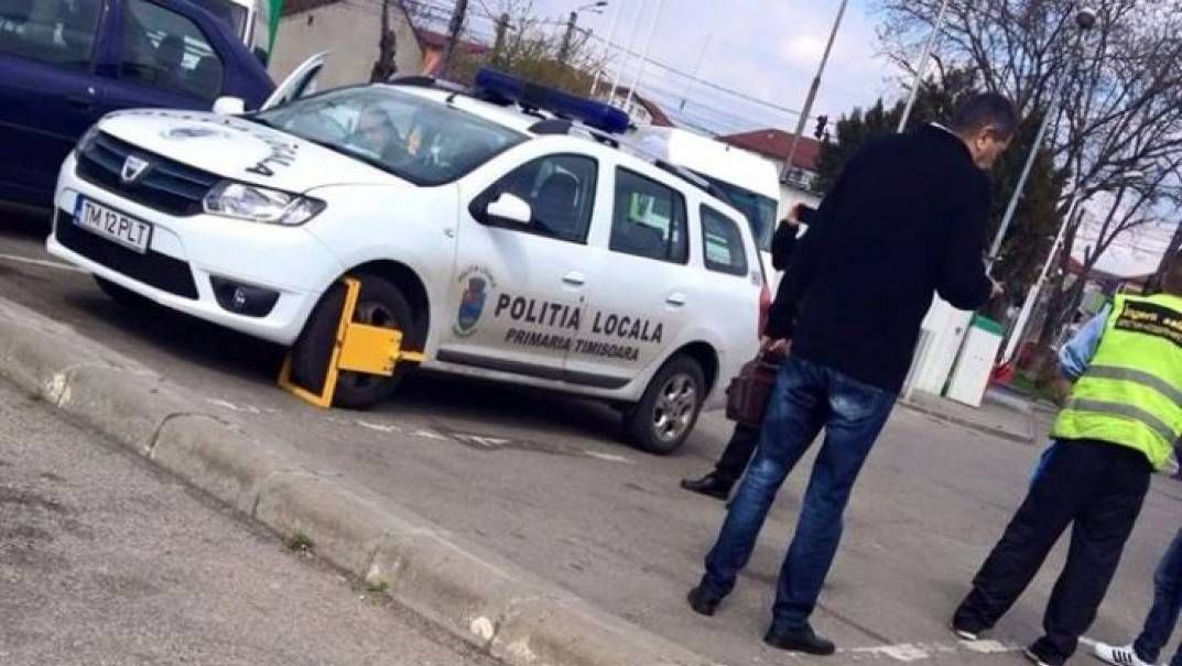 Cum şi-a găsit Poliţia Locală maşina, după ce a fost lăsată în parcare la Timişoara